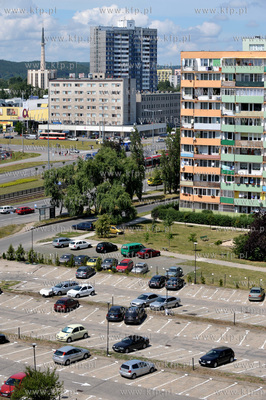 Gdansk Przymorze. Drugi Urzad Skarbowy  galeria handlowa...
