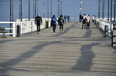 Gdańsk-Brzeźno. Molo. 29.12.2018 Fot. Maciej Kosycarz...