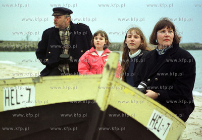 Krzysztof Skora z zona Ewa corkami Jagna (mlodsza),...