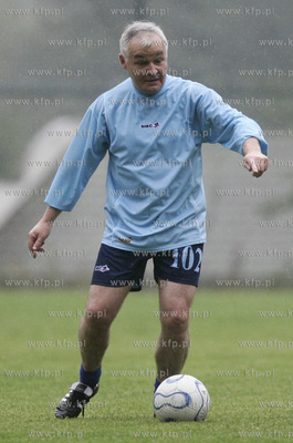 Sopot. Mecz reprezenacji Sopotu z druzyna Orange. nz...