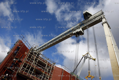 Stocznia Gdynia S.A. 18.03.2009 fot. Krzysztof Mystkowski...