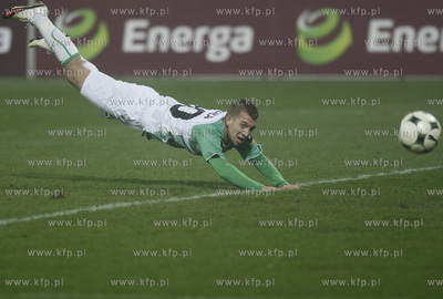 Gdansk. Mecz 1/2 finalu Remes Pucharu Polski w pilce...