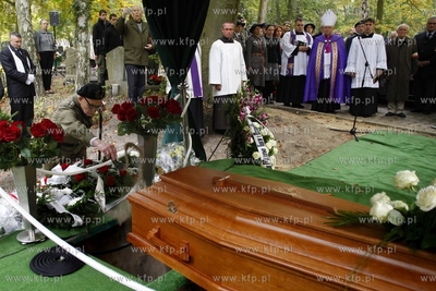 Pogrzeb prof. Andrzeja Zbierskiego na cmentarzu Srebrzysko...