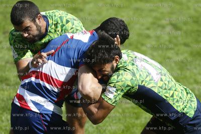 Gdynia. Mistrzostwa Europy w Rugby 7. Mecz Wielka Brytania...