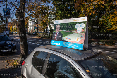 Sopot. Ul. 3 Maja. Samorządowa kampania wyborcza....