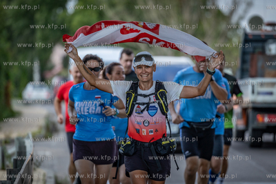 Kwidzyn. Zakonczenie biegu Karoliny Napiórkowskiej...