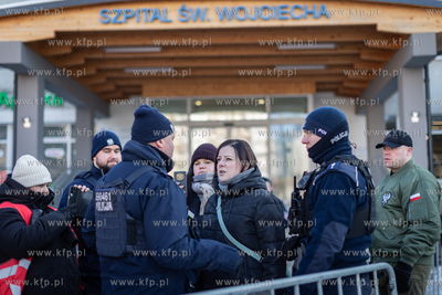 Demonstracja wsparcia dla lekarzy i pacjentek w Gdańsku....