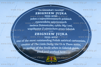Gdańsk, osiedle Focha. Pamiątkowa tablica poświęcona...