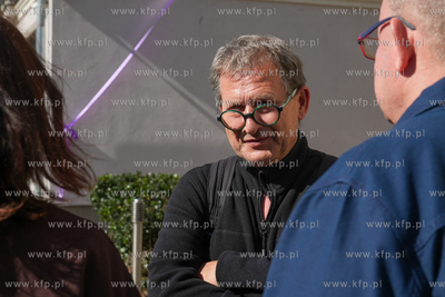 Gdańsk, Podwale Staromiejskie. Odłonięcie muralu...