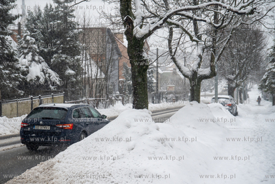 Intensywne opady śniegu w Gdańsku. 13.03.2026 fot....