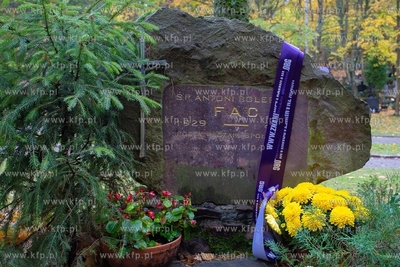 Gdańsk, Cmentarz Srebrzysko. Prezentacj projektu Znani-Niezapomniani....