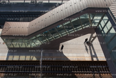 Gdańsk - Wrzeszcz, Dworzec PKP. Widok z Galerii Metropolia....