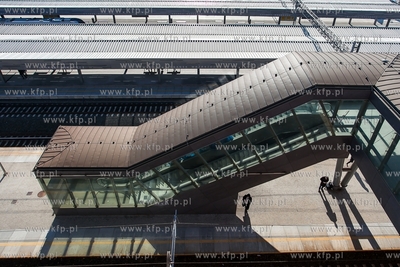 Gdańsk - Wrzeszcz, Dworzec PKP. Widok z Galerii Metropolia....