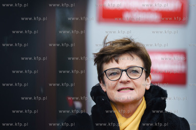 Gdańsk, ul. Wały Jagiellońskie. Konferencja prasowa...