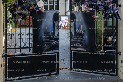 Gdańsk Wrzeszcz, ul. Jaśkowa Dolina. Nz. Halloweenowe...