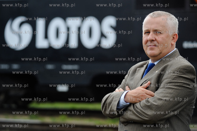 Gdansk. Bocznica Kolejowa Lotos.Lokomotywa Dragon,...