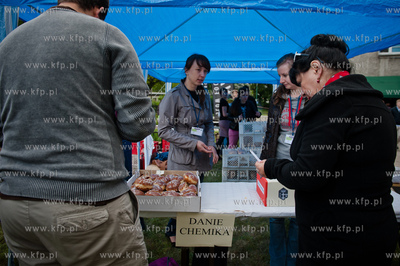 Gdansk. Dziedziniec Wydzialu Chemii Uniwesrystetu Gdanskiego....
