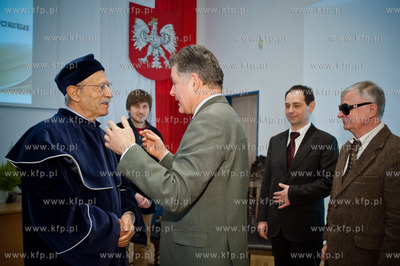 Gdansk. Akademii Wychowania Fizycznego i Sportu. Uroczystosc...