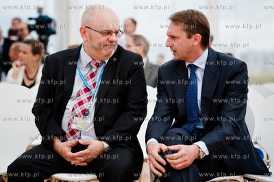 Gdansk. Rebiechowo. Uroczystosc wmurowania kamienia...