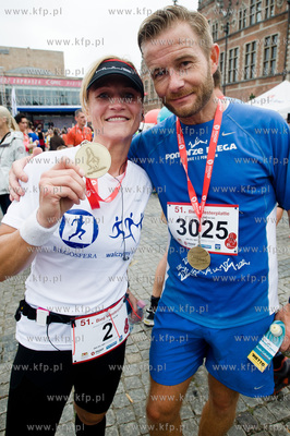 Gdansk. Targ Weglowy. Meta 51. Biegu Westerplatte.
Nz...