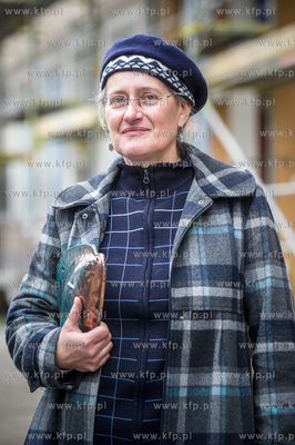 Gdansk. Spotkanie z dziennikarzami, prezentujace postep...