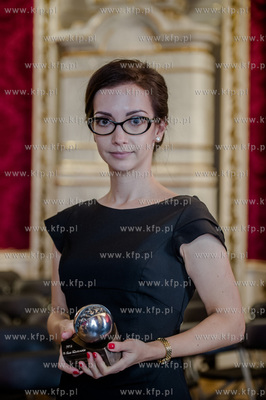 Gdansk, Dom Uphagena. Uroczystosc wreczenia nagrod...