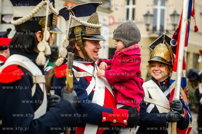 Tczew. Plac Hallera. Piata inscenizacja historyczna...