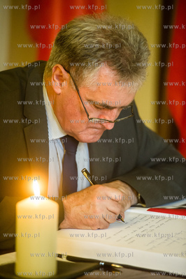 Gdańsk. Nowy Ratusz. Siedziba Rady Miasta. Wyłożona...