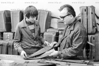 Linia produkcyjna Spółdzielni Pracy Plastyk w Elblągu....