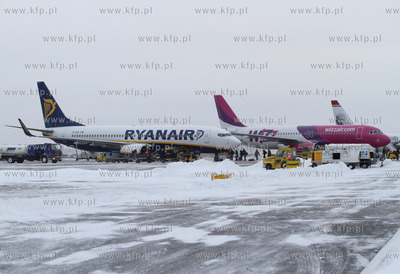 Zima na lotnisku Gdansk Rebiechowo.
10.01.2010
fot....