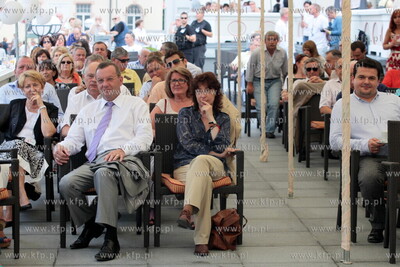 Polnord Music Festival na molo w Sopocie. Nz.  od prawej:...