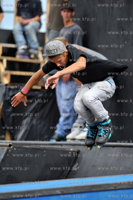 Gdansk. Plac Zebran Ludowych. Festiwal Sportow Ekstremalnych...