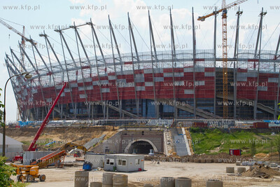 Warszawa Stadion Narodowy rowno rok przed Euro2012.
08.06.2011
fot....