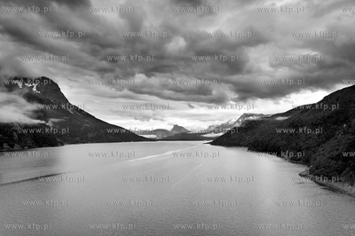 Norwegia.  Ofotfjord w polnocnej czesci kraju, NZ.widok...