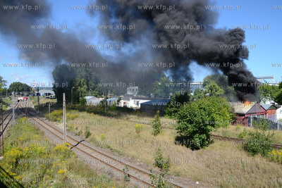 Pozar w Gdyni Grabowku. 26.08.2013 fot. Andrzej J....