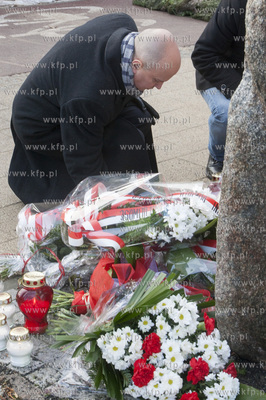 Uroczystosc 71 rocznicy Marszu Smierci wiezniow Obozu...