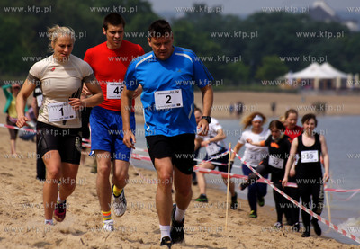 Na plaży w Gdańsku-Brzeźnie odbył się w Warriors...