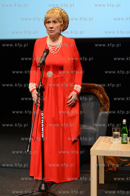 Konsulat Kultury w Gdyni. Aktorka Emilia Krakowska...