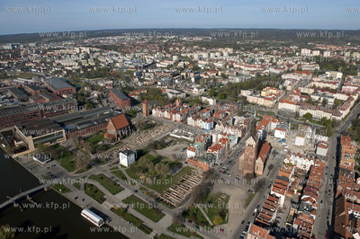 Elblag z lotu ptaka. 19.04.2009 fot. Kacper Kowalski...
