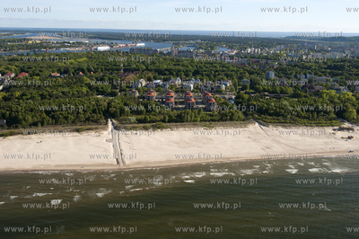 Swinoujscie z lotu ptaka. 12.05.2009 fot. Kacper Kowalski...