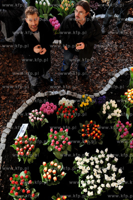 Gdansk, Dlugi Targ. Otwarcie wystawy Ogrod Kulturalny...