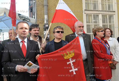 Manifestacja 1 majowa z okazji Swieta Pracy zorganizowana...