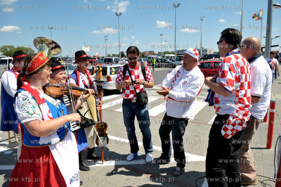 Gdansk. Port Lotniczy im. Lecha Walesy. Kapela kaszubska...