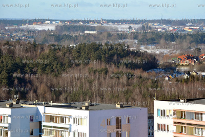 Gdansk Piecki Migowo nazywane tez Morena. Widok z wiezowca...