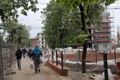 Gdansk Wrzeszcz. Osiedle Browar Gdanski podczas dnia...