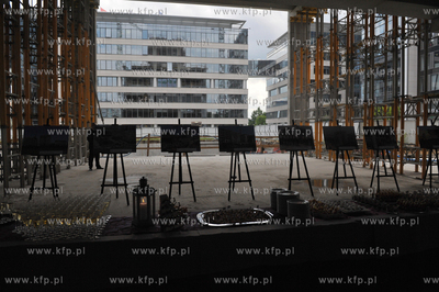 Gdańsk Oliwa. Uroczystość wmurowania kamienia węgielnego...