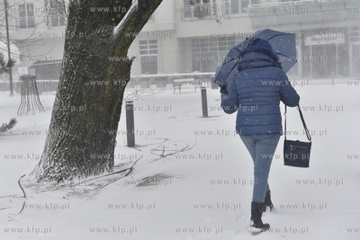 Sopot zimą. Okolice hotelu Sheraton. 05.01.2017 fot....