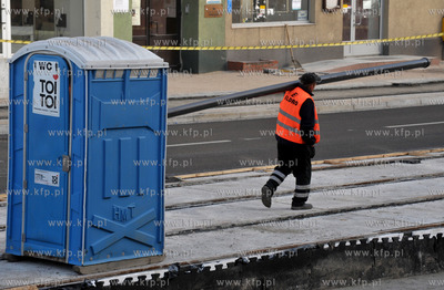 Gdańsk. Przebudowa torowiska tramwajowego na ul. Nowe...