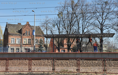 Gdańsk Orunia. Remont przystanku kolejowego PKP. 2.04.2014...