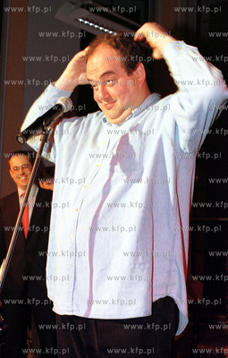 Maciej Kuron podczas wyborow Krola i Miss gastronomii...